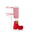 Miniatyrbild 2 av 4: 4 st Jul Stolsbensskydd Tomte Bordsbensstrumpor