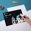 Miniatyrbild 2 av 2: Skrapmålning Regnbåge Papper (A4), DIY Konst- och Hantverksset 4 st