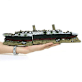 Miniatyrbillede 5 af 5: Akvarium Titanic Middelhavsmodel Skibsdekorationer Kunstigt Skibsvrag Boligindretning Resin