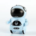 Miniatyrbilde 1 av 4: Lomme Robot Mini Robot Leker Gave Snakkende Interaktiv Dialog Stemmegjenkjenning Opptak Syngende Blue