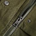 Miniatyrbillede 5 af 5: Dame Safari Militærjakke med Lynlås og Hætte med Snøre Army Green XL