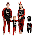 Pikkukuva 1 / 5: Perheen Yhteensopivat Joulupyjamat, Jouluiset Yöasut