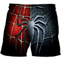 Miniatyrbild 1 av 3: Spiderman badbyxor för pojkar, poolkläder sommar för barn 5-10 år A 110cm A