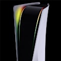 Miniatyrbilde 2 av 5: For PS5-konsoll lyslist regnbuegradient klistremerke selvklebende dekaler LED lyslist for PlayStation 5 spilltilbehør Red