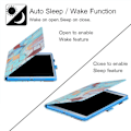 Miniatyrbillede 4 af 5: Etui kompatibelt med Ipad 8 10.2\" Generation 2020 / Ipad 7. Generation 2019 Cover Auto Sleep/wake Roterende Multi-vinkel Visning Folio Stand - Splicing