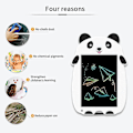 Pikkukuva 4 / 5: LCD-kirjoitustaulu, 8,5 tuuman piirustustaulu lasten taulut piirustelulauta Black And White Panda
