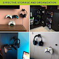 Miniatyrbild 3 av 5: 1 st hörlurshållare väggmonterad headsethållare akryl spelkontrollhållare för x-box one ps5/ps4 speltillbehör 3