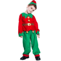 Miniatyrbilde 3 av 3: Juleutkledning Foreldre-barn Grønn Julekostyme Boy L