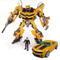 Miniatyrbild 2 av 5: Transformers Bumblebee Robotbil Actionfigur Leksak
