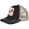 Pikkukuva 1 / 2: Maatilan eläinaiheinen trucker-lippis, baseball-lippis, verkkomalli, miehille, naisille, hip hop -tyyliin, säädettävä baseball-lippis qd best cock black