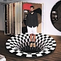 Miniatyrbild 3 av 4: Vortex Illusion Matta 3D Trap Effekt Tryck Matta Sovrum Vardagsrum Arbetsrum Golvmatta 80cm round