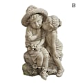 Miniatyrbillede 1 af 5: Harpiks Ornamenter Have Dekoration Have Skulpturer Som Havearbejde Håndværk Mænd Og Kvinder Kys Sød B