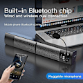 Pikkukuva 4 / 5: Irrotettava Bluetooth-kaiutin Computer Speakers -palkki Surround-soitin|Computer Speakers (musta)