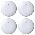 4 st GPS-tracker nyckelhittare kompatibel med iOS vit