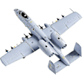 Miniatyrbillede 3 af 3: A-10 Thunderbolt II Warthog Angrebsfly Militær Model