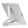 Miniatyrbilde 2 av 5: Sammenleggbar Justerbar Skrivebordsholder Feste Stativ For Galaxy Tablet Ipad Air 2 360 Graders Roterende White