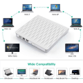 Miniatyrbillede 2 af 4: Ekstern CD / DVD-drev, Kingbox USB 3.0 Type C Letvægts