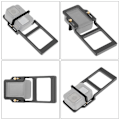 Miniatyrbillede 3 af 5: Action Camera Switch Adapter Håndholdt Gimbal Monteringsplade Splint Plastik Kompatibel med Gopro Hero 9 8 Sort