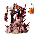 Miniatyrbilde 1 av 7: 31cm Chainsaw Man Figur Makima Hentai Klær Avtakbare Anime Figurer Makima Sexy Jente Motorsag Figur Statue Modell Leker Denji-Pochita