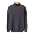Miniatyrbillede 2 af 5: Efterår/vinter - Afslappet rullekrave pullover varme sweatre