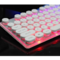 Miniatyrbild 5 av 5: Tangentbord, gaming LED-bakgrundsbelyst tangentbord white