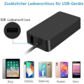 Miniatyrbilde 2 av 4: aifulo Strømforsyning 65 W Surface Pro Lader 65 W 15 V 4 A Pow