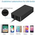 Pikkukuva 2 / 4: aifulo Virtalähde 65 W Surface Pro Laturi 65 W 15 V 4 A Virta