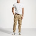 Miniatyrbild 3 av 6: PoloRalphLauren T-shirt Herr Bomull Kortärmad Rund Hals Pullover Tee Toppar Vit S White