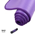 Miniatyrbillede 4 af 5: 10 mm tyk skridsikker yogamåtte Black