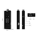 Miniatyrbillede 1 af 5: U2C T2 105 DVB-T DVB-T2 1080P HD TV Receiver Stick Set Top Box