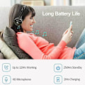 Pikkukuva 5 / 5: Ammattikäyttöön tarkoitettu lähetyskuuloke HD-puomimikrofonilla Bluetooth Softphone langaton kuuloke mikrofonilla ja melunvaimennuksella