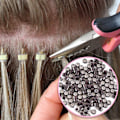 Pikkukuva 3 / 5: 5 in 1 Salon 500 kpl Mikrosilmukka Set Mikrosilmukat, Silmukkaneula Mikrosilmukka Mikrosilmukka Pihtisarja Työkalusarja Hiustenpidennyksiin Hiustenpidennystarvikkeet