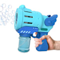Miniatyrbild 2 av 3: Ny Sommar Utomhusleksak Barn Elektrisk Fem Håls Bubbelmaskin Automatisk Bubbelmaskin för Barn