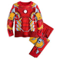 Miniatyrbild 1 av 2: Reed Pyjamas för Flickor Pojkar Barn Superhjälte Bomull Barn Småbarn Tecknade Pjs Nattkläder Ironman 8 Years