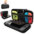 Miniatyrbild 1 av 4: Fodral för NINTENDO Switch Reseskydd Förvaring (SVART)