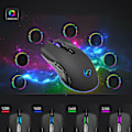 Miniatyrbillede 2 af 4: RGB Kablet Ergonomisk Gaming Mus