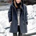 Miniatyrbillede 4 af 4: Plus Size Damefrakke Fleece Hætte Cardigan Casual Langærmet Varmt Overtøj Til Efterår Vinter Gray 5XL