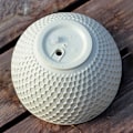 Miniatyrbilde 8 av 9: Blomsterpotte Hjem Hage Balkong Hengende Plantepotte Krok Kurv Hengende Potte Blomster Plantepotter Hvit Medium Hvit Middle White