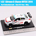 Pikkukuva 2 / 3: 1/32 Citroen C-elysee Wtcc 2014 #9 Sebastian Loeb Ds3 Wrc #2 Mikko Hirvonen painevalettu automalli lelu replika