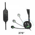Miniatyrbild 5 av 5: Headset Hörlurar Med Mikrofoner