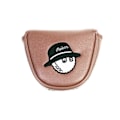 Miniatyrbild 6 av 6: Magnetiskt PU-läder Golfputter Huvudskydd Original Enl Brun B