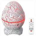 Miniatyrbilde 2 av 4: Bluetooth Dinosaur Eggshell Roterende Projektor, Stjernenattlys color1