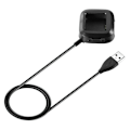 Miniatyrbillede 2 af 5: Sort USB-ladekabel til Fitbit Versa / Versa Lite, strømforsyning, dock-etui