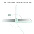 Miniatyrbild 3 av 5: Vikbar Ficksspegel, LED USB Handhållen Spegel med 2x Förstoring, 300° Vikbar och 2-Sidig Magnetisk Brytare, Liten Handspegel för Resor