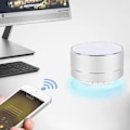 Pikkukuva 3 / 5: A10 Langaton Bluetooth-kaiutin Pieni Teräskanuuna Lukitse ja Lataa Suihkuta Matkapuhelin Kannettava Kortti Mini Kaiutin Hälytyslaite Black