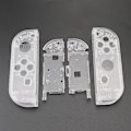 Miniatyrbilde 1 av 5: Yuxi plast venstre høyre hus skall deksel erstatning for Nintendo Switch NS NX Joy Con JoyCon kontroller beskyttelsesetui Clear