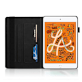 Miniatyrbillede 2 af 5: Præget PU læder tablet cover til Apple Ipad Mini 5 4 3 2 1 black