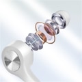 Miniatyrbild 4 av 4: Forever 3,5 mm Jack Trådbundna In-Ear Hörlurar - Vit