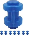 [LCS] Trampolin Ändstycken 8 Delar Ändstycken Säkerhetsnät Reservdelar Diameter 25mm