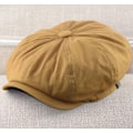 Miniatyrbillede 1 af 3: Stor Hoved Plus Size Mænds Newsboy Flad Kasket 100% Bomuld Gatsby Ivy Golf Cabbie Hat Oversize